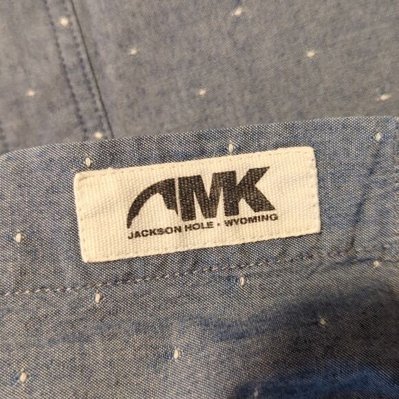 Mountain Khakis Chambray White Dot Button Down Shirt Women's Size Medium - Picture 8 of 12